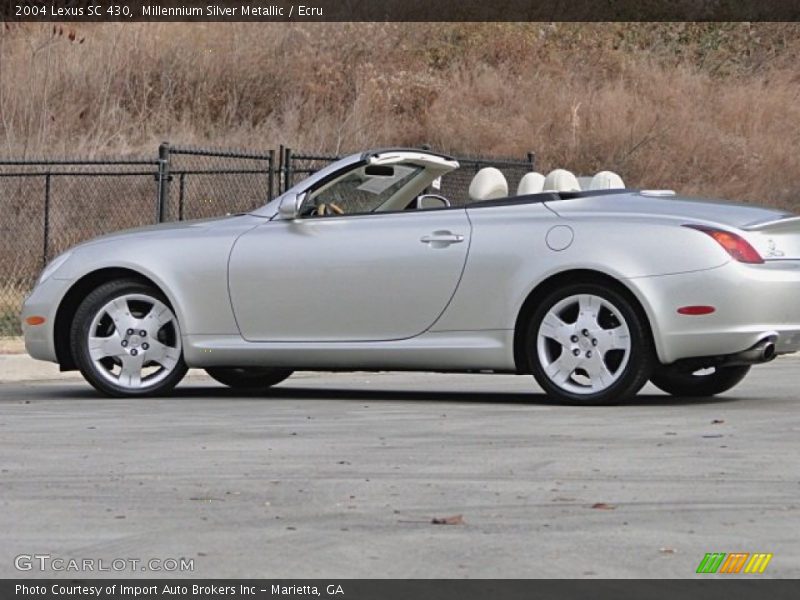 Millennium Silver Metallic / Ecru 2004 Lexus SC 430