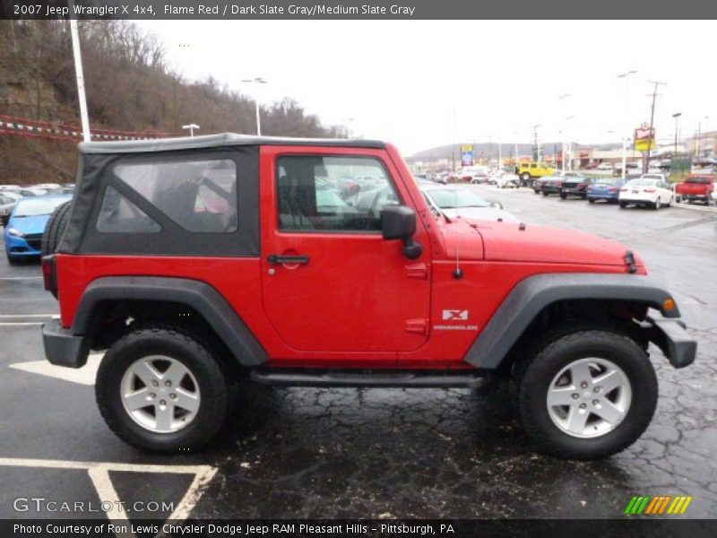 Flame Red / Dark Slate Gray/Medium Slate Gray 2007 Jeep Wrangler X 4x4