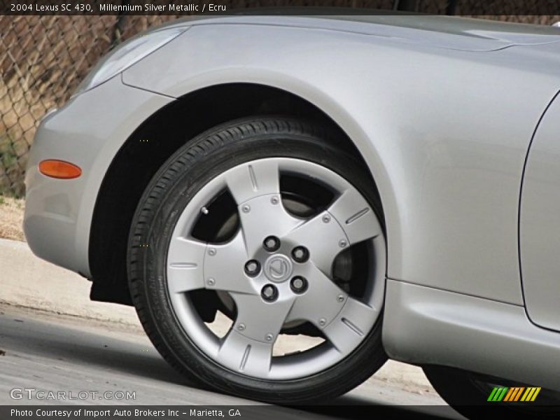 Millennium Silver Metallic / Ecru 2004 Lexus SC 430