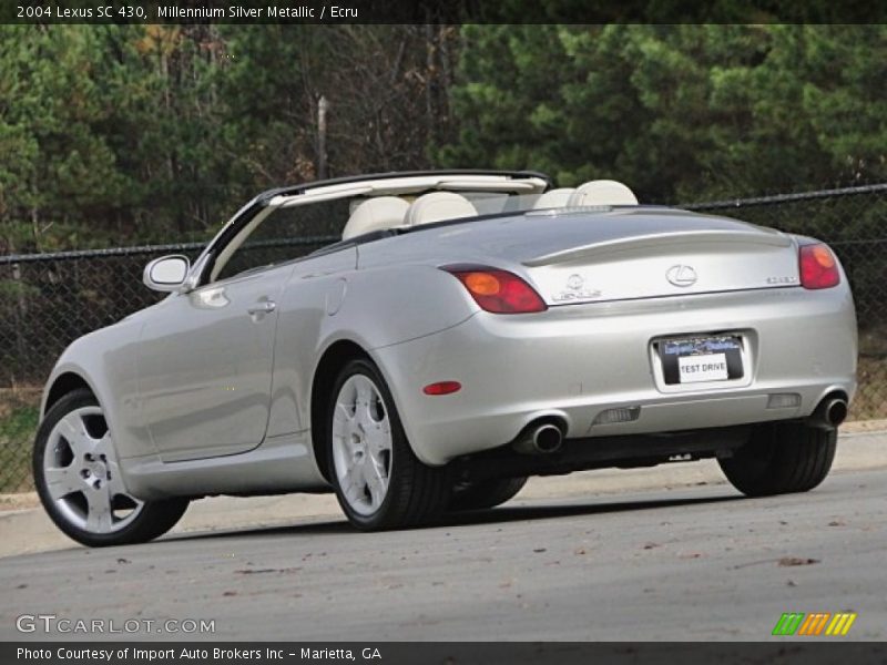Millennium Silver Metallic / Ecru 2004 Lexus SC 430