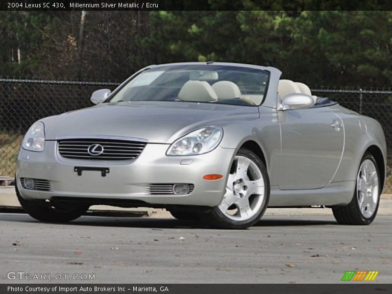 Millennium Silver Metallic / Ecru 2004 Lexus SC 430
