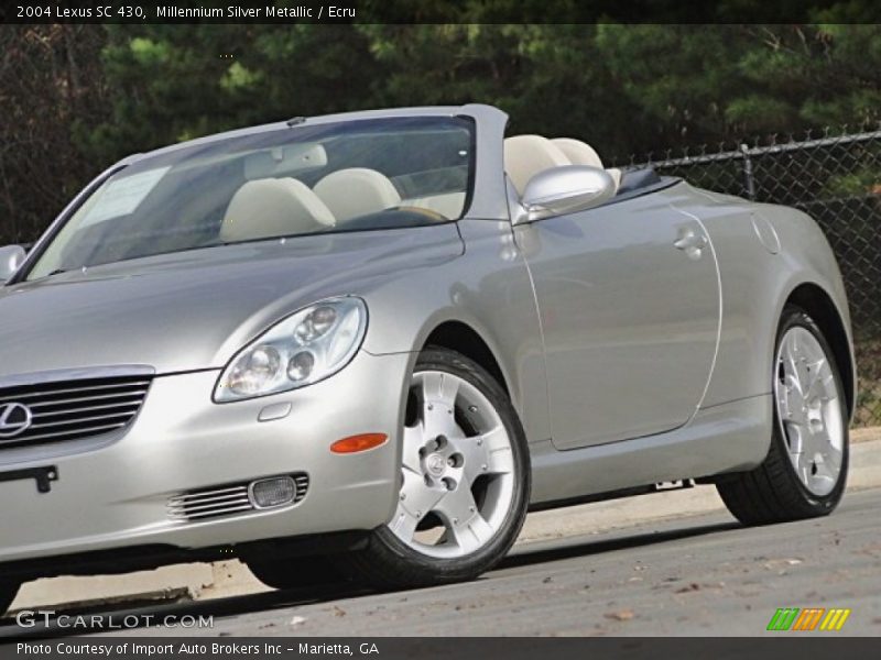 Millennium Silver Metallic / Ecru 2004 Lexus SC 430