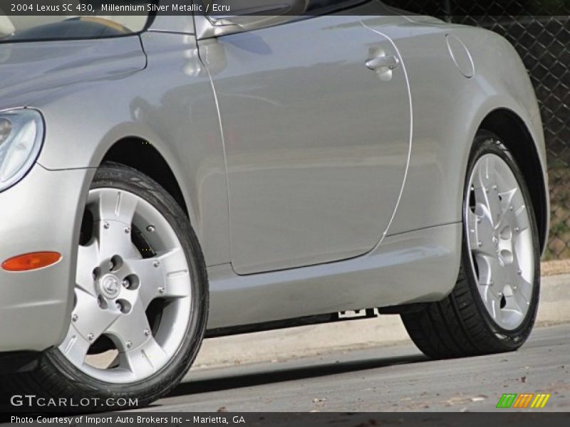 Millennium Silver Metallic / Ecru 2004 Lexus SC 430