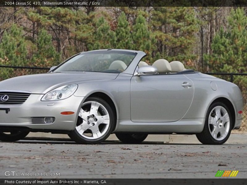 Millennium Silver Metallic / Ecru 2004 Lexus SC 430