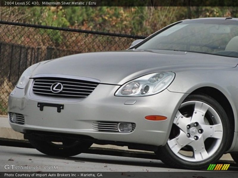 Millennium Silver Metallic / Ecru 2004 Lexus SC 430