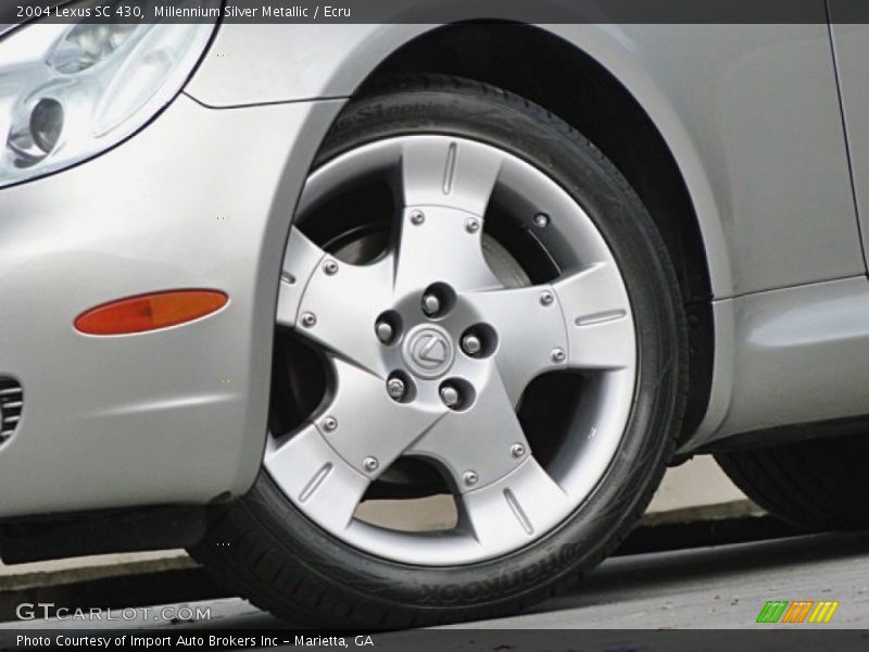 Millennium Silver Metallic / Ecru 2004 Lexus SC 430