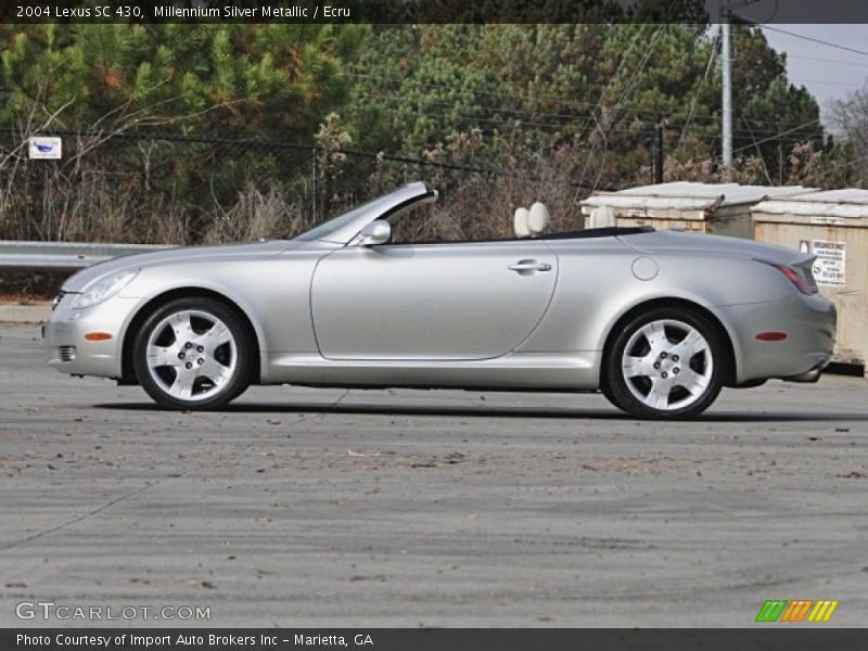 Millennium Silver Metallic / Ecru 2004 Lexus SC 430