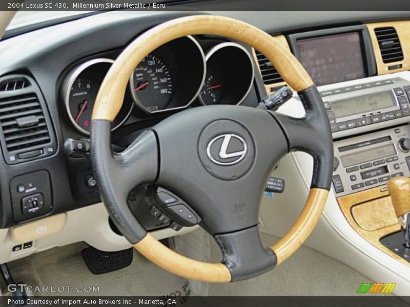 Millennium Silver Metallic / Ecru 2004 Lexus SC 430