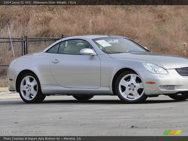 Millennium Silver Metallic / Ecru 2004 Lexus SC 430