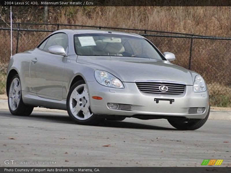 Millennium Silver Metallic / Ecru 2004 Lexus SC 430