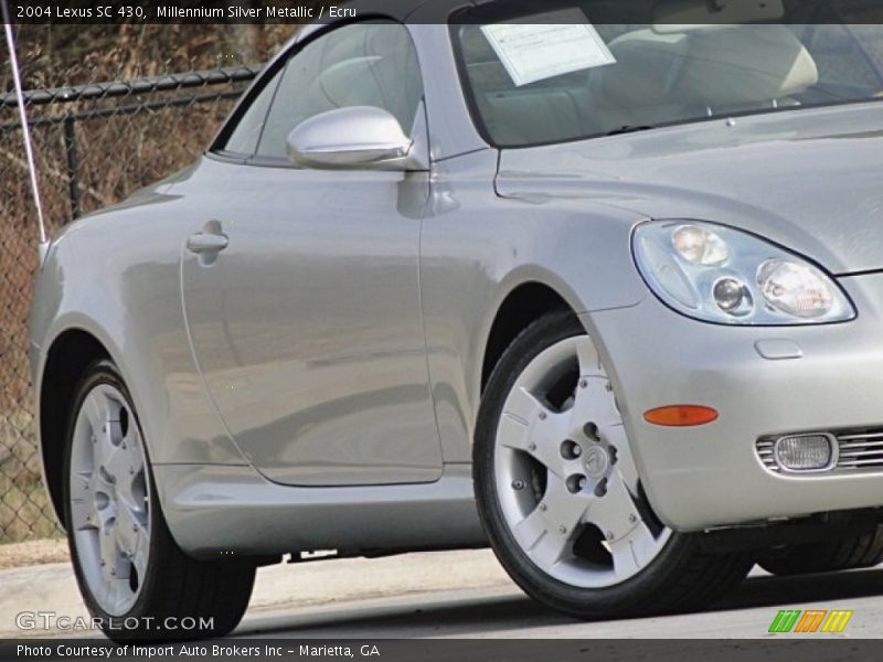Millennium Silver Metallic / Ecru 2004 Lexus SC 430