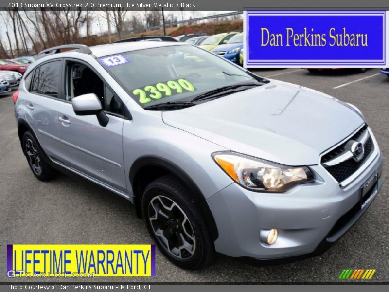 Ice Silver Metallic / Black 2013 Subaru XV Crosstrek 2.0 Premium