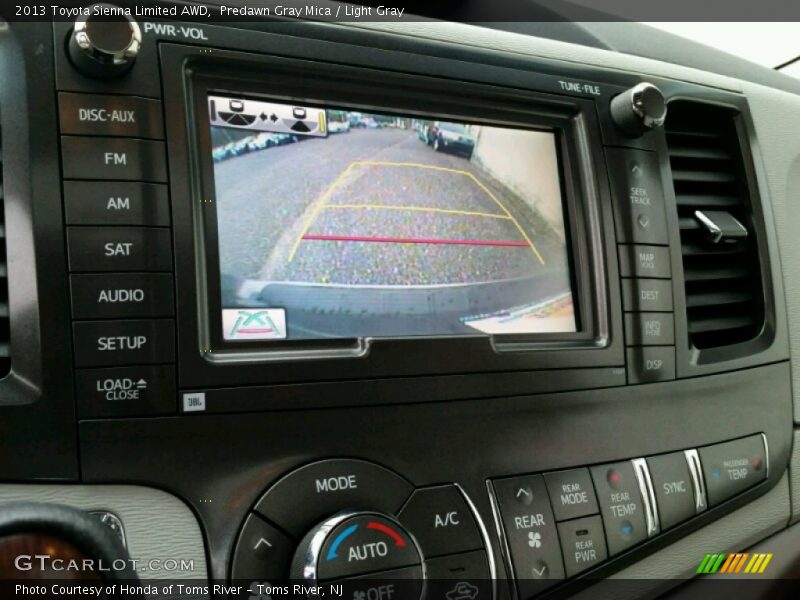 Predawn Gray Mica / Light Gray 2013 Toyota Sienna Limited AWD