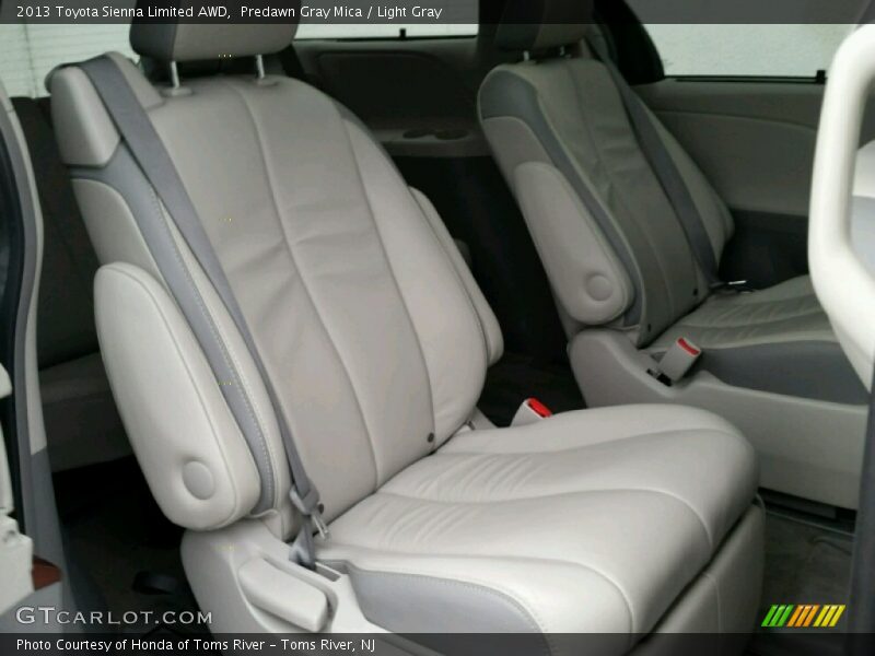 Predawn Gray Mica / Light Gray 2013 Toyota Sienna Limited AWD