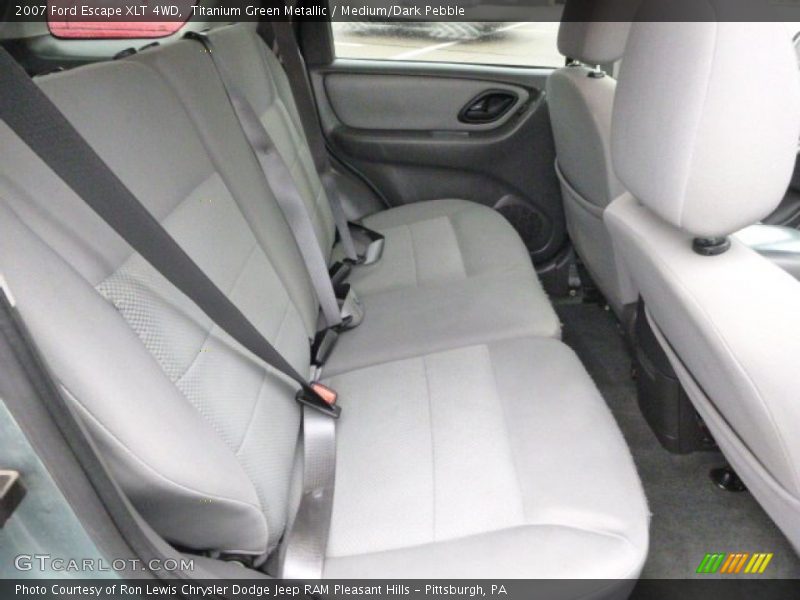 Titanium Green Metallic / Medium/Dark Pebble 2007 Ford Escape XLT 4WD