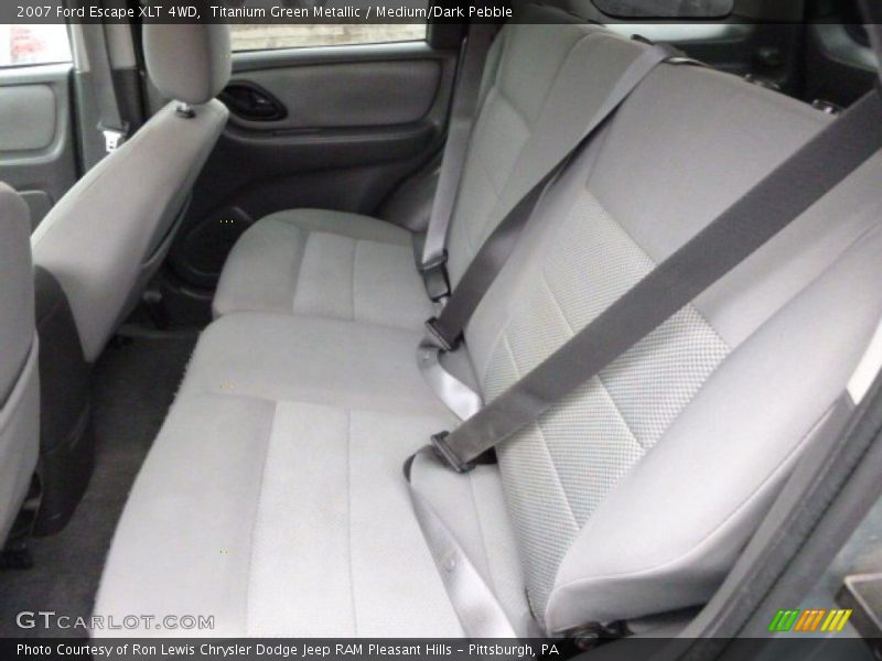 Titanium Green Metallic / Medium/Dark Pebble 2007 Ford Escape XLT 4WD