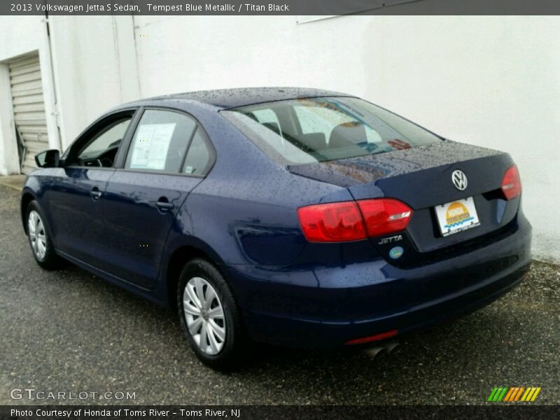 Tempest Blue Metallic / Titan Black 2013 Volkswagen Jetta S Sedan