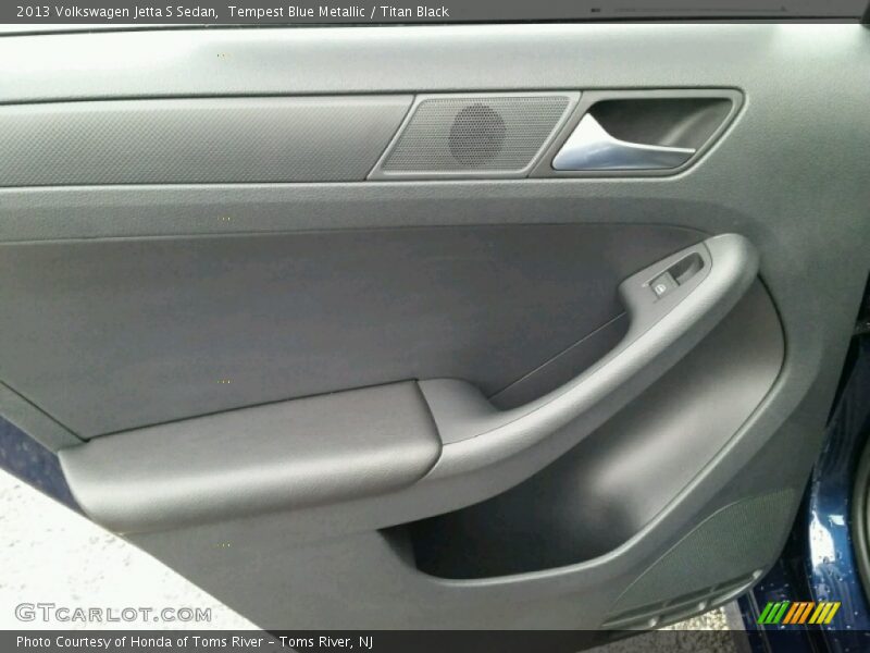Tempest Blue Metallic / Titan Black 2013 Volkswagen Jetta S Sedan