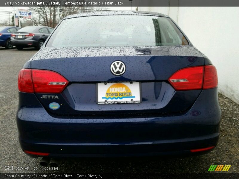Tempest Blue Metallic / Titan Black 2013 Volkswagen Jetta S Sedan