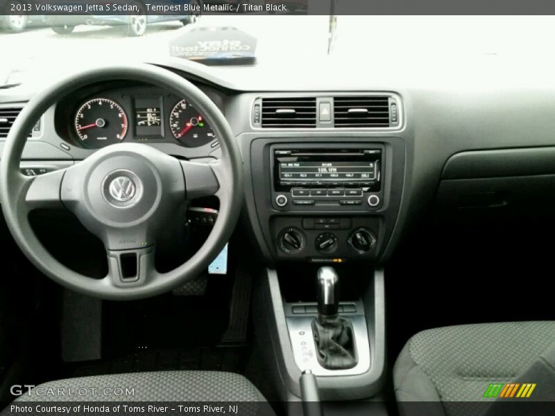 Tempest Blue Metallic / Titan Black 2013 Volkswagen Jetta S Sedan