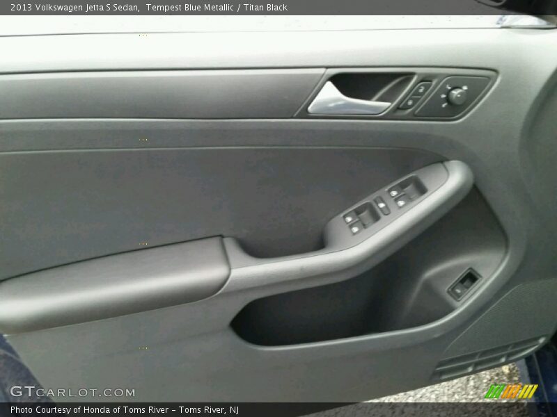 Tempest Blue Metallic / Titan Black 2013 Volkswagen Jetta S Sedan