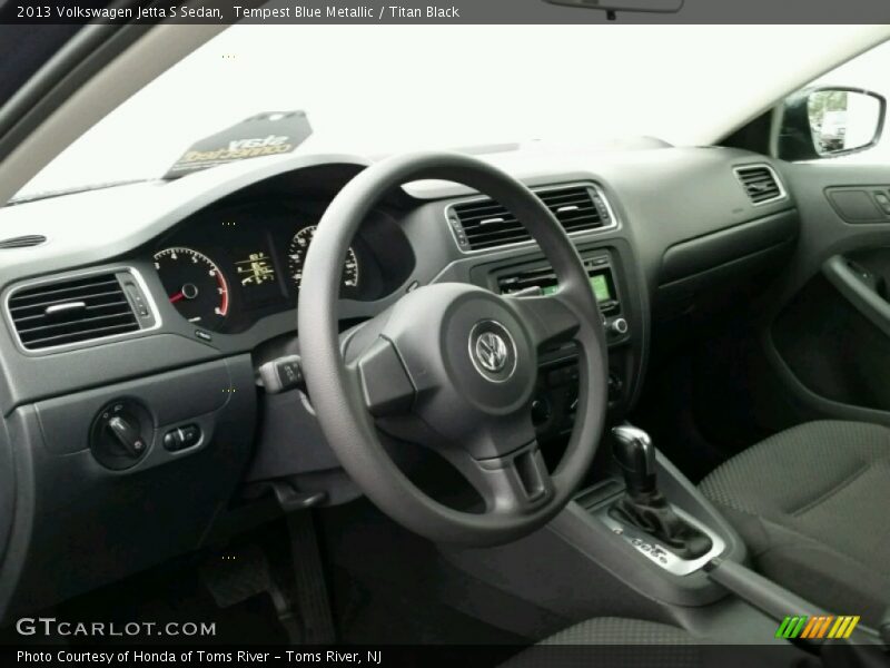 Tempest Blue Metallic / Titan Black 2013 Volkswagen Jetta S Sedan
