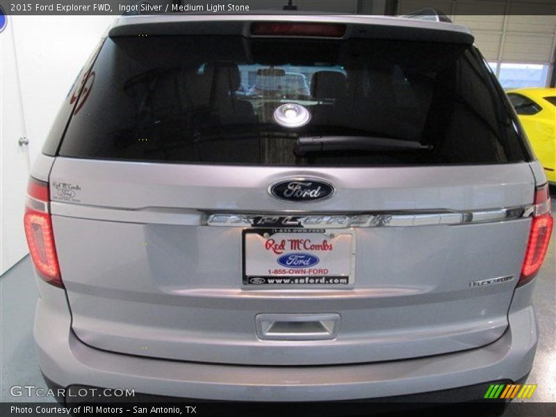 Ingot Silver / Medium Light Stone 2015 Ford Explorer FWD