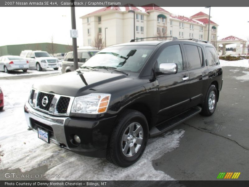 Galaxy Black / Graphite/Titanium 2007 Nissan Armada SE 4x4