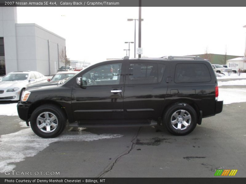 Galaxy Black / Graphite/Titanium 2007 Nissan Armada SE 4x4