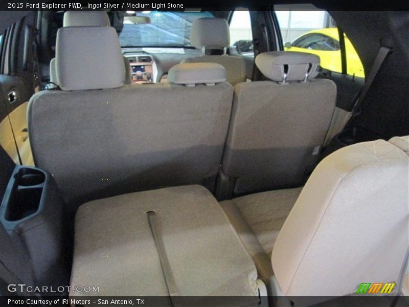 Ingot Silver / Medium Light Stone 2015 Ford Explorer FWD