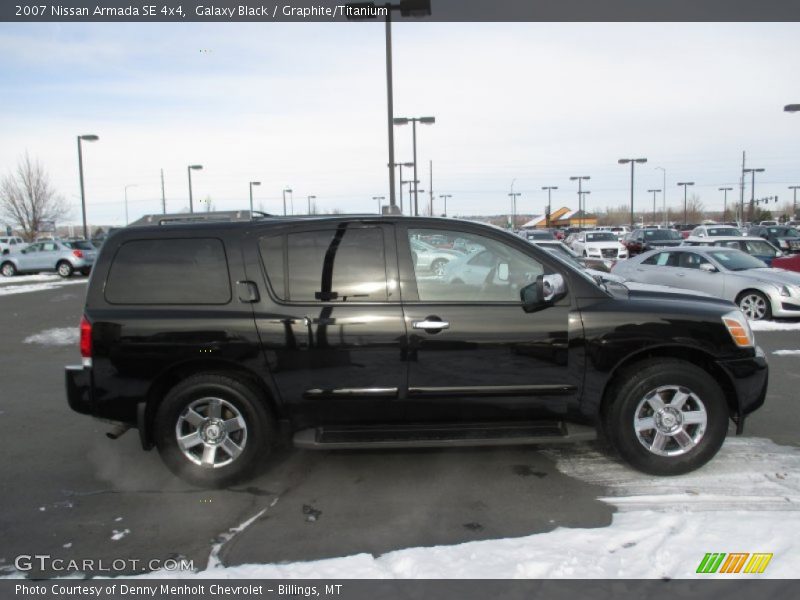 Galaxy Black / Graphite/Titanium 2007 Nissan Armada SE 4x4