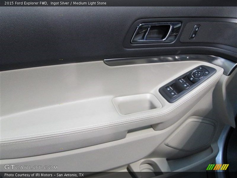 Ingot Silver / Medium Light Stone 2015 Ford Explorer FWD