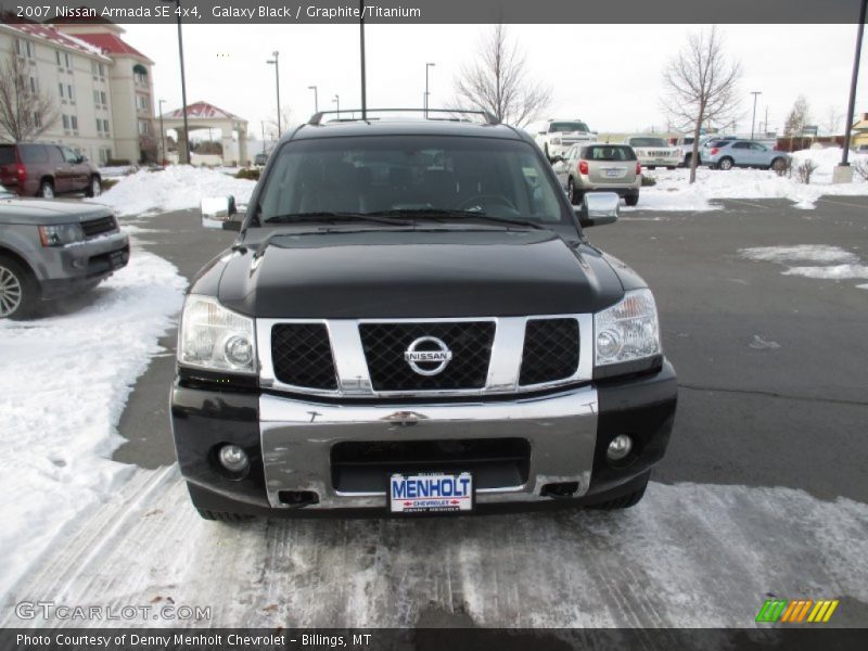 Galaxy Black / Graphite/Titanium 2007 Nissan Armada SE 4x4