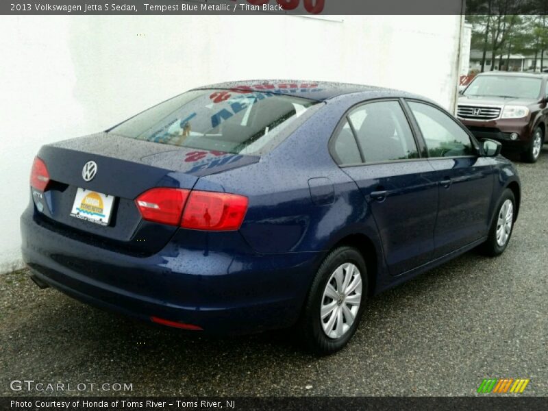 Tempest Blue Metallic / Titan Black 2013 Volkswagen Jetta S Sedan