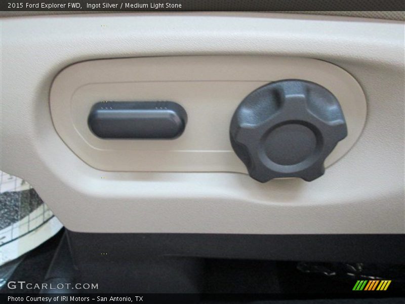 Ingot Silver / Medium Light Stone 2015 Ford Explorer FWD
