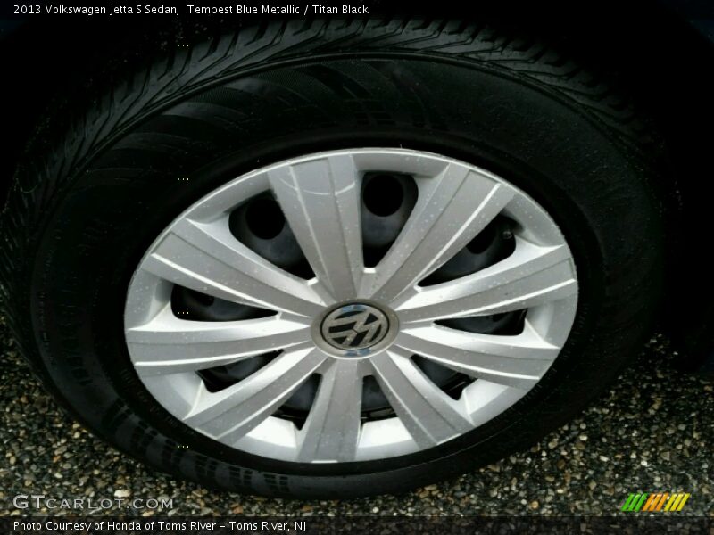 Tempest Blue Metallic / Titan Black 2013 Volkswagen Jetta S Sedan