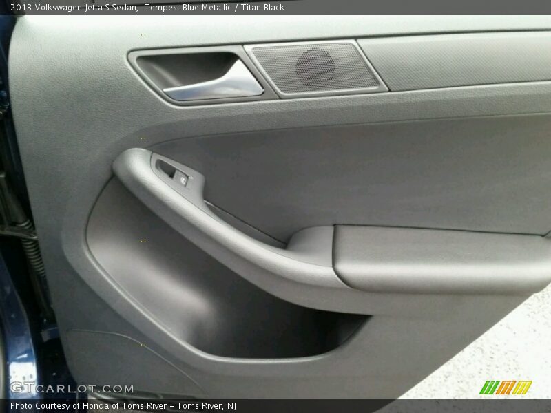 Tempest Blue Metallic / Titan Black 2013 Volkswagen Jetta S Sedan