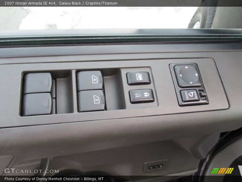 Galaxy Black / Graphite/Titanium 2007 Nissan Armada SE 4x4