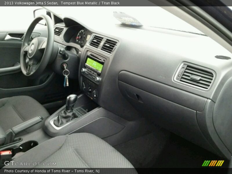 Tempest Blue Metallic / Titan Black 2013 Volkswagen Jetta S Sedan