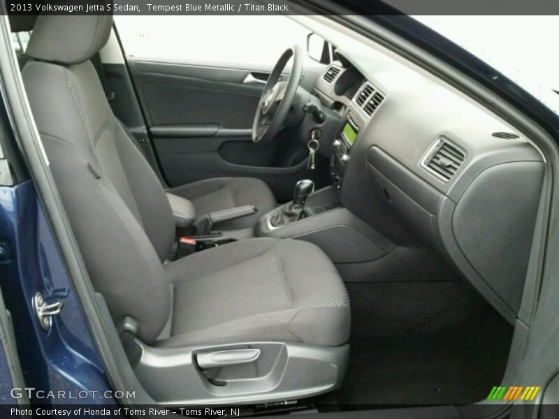 Tempest Blue Metallic / Titan Black 2013 Volkswagen Jetta S Sedan