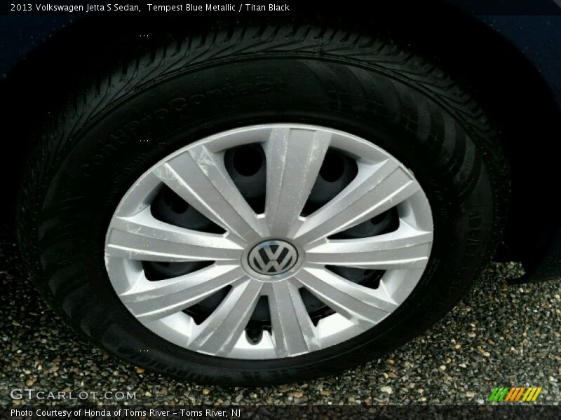 Tempest Blue Metallic / Titan Black 2013 Volkswagen Jetta S Sedan