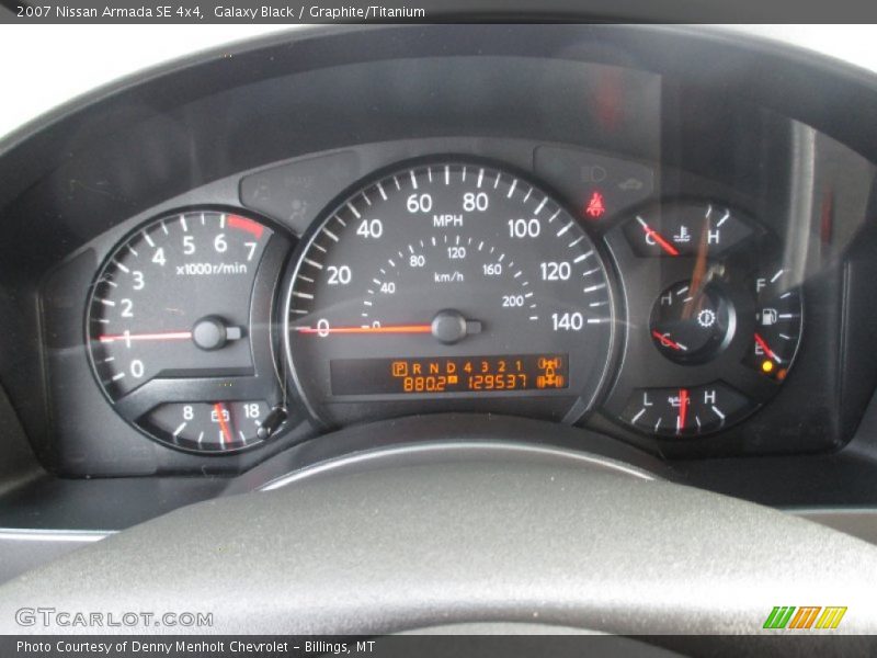 Galaxy Black / Graphite/Titanium 2007 Nissan Armada SE 4x4