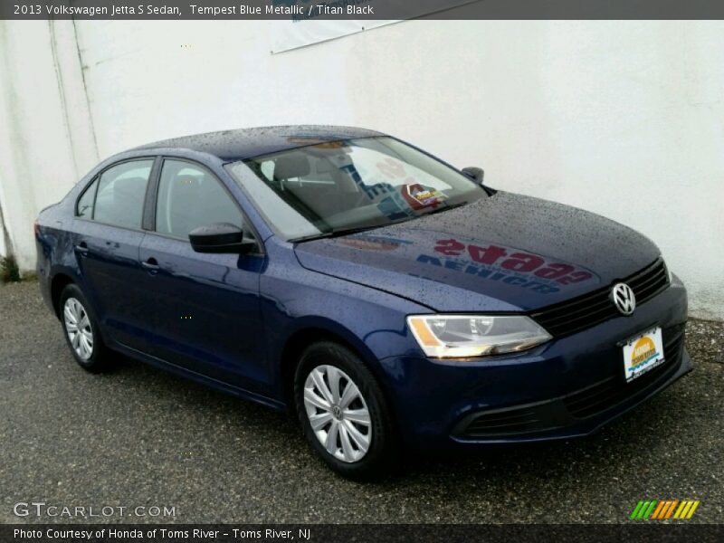 Tempest Blue Metallic / Titan Black 2013 Volkswagen Jetta S Sedan
