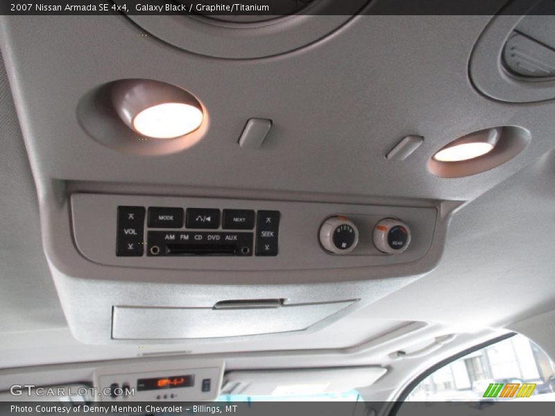 Galaxy Black / Graphite/Titanium 2007 Nissan Armada SE 4x4