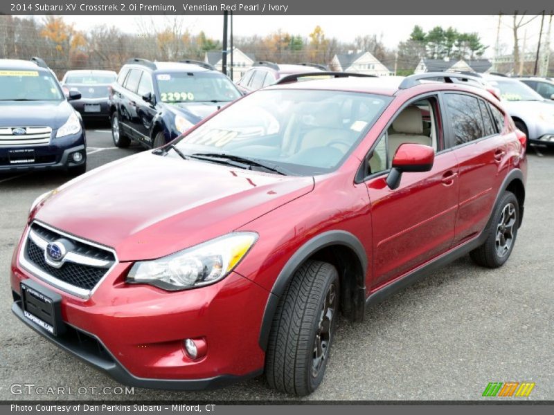 Venetian Red Pearl / Ivory 2014 Subaru XV Crosstrek 2.0i Premium