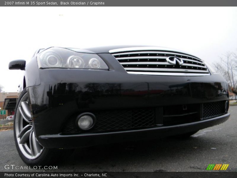 Black Obsidian / Graphite 2007 Infiniti M 35 Sport Sedan