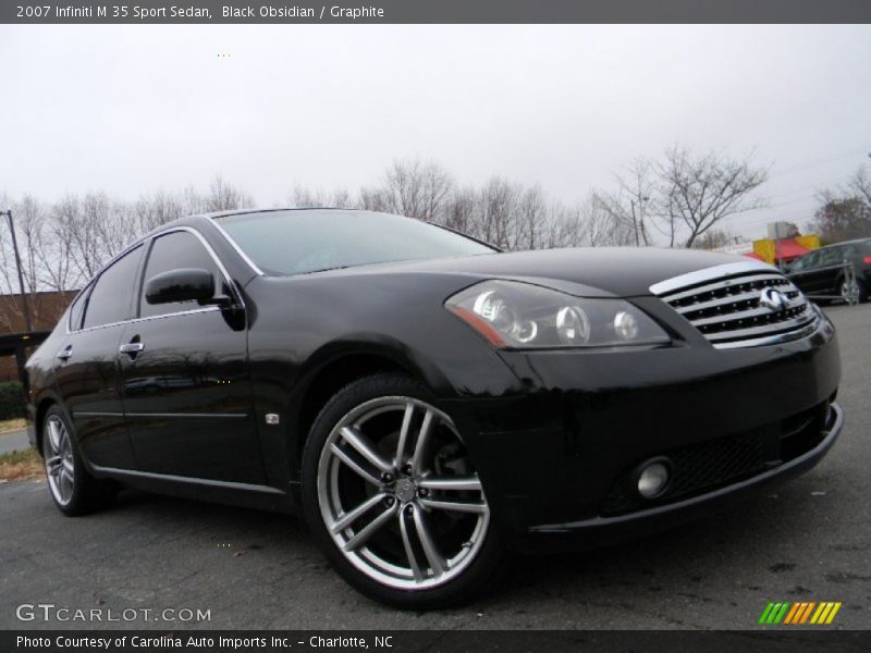 Black Obsidian / Graphite 2007 Infiniti M 35 Sport Sedan