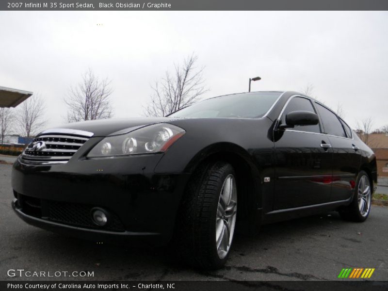Black Obsidian / Graphite 2007 Infiniti M 35 Sport Sedan