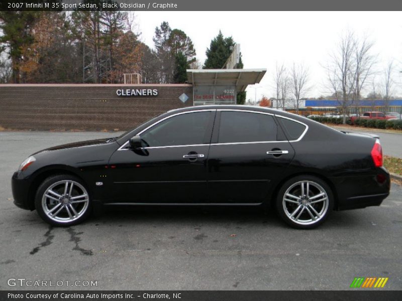 Black Obsidian / Graphite 2007 Infiniti M 35 Sport Sedan