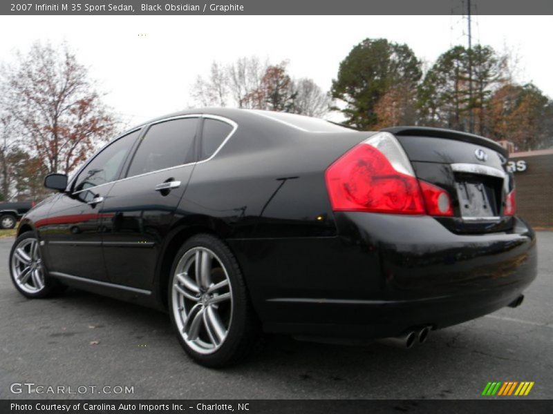 Black Obsidian / Graphite 2007 Infiniti M 35 Sport Sedan